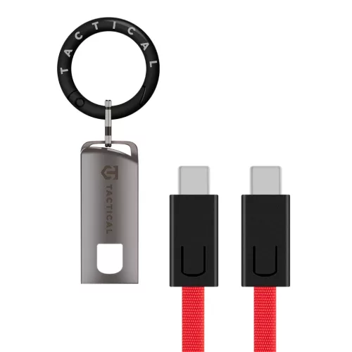 USB-C/USB-C Piros Tactical OODA Loop Kábel