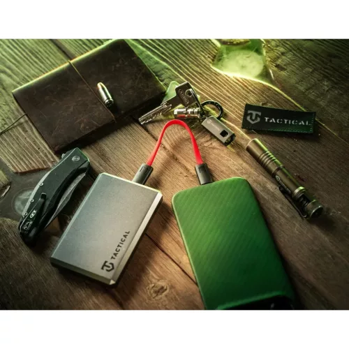 USB-C/USB-C Piros Tactical OODA Loop Kábel