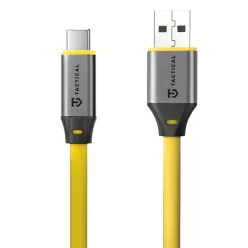 USB-A/USB-C 1m Sárga Tactical Fat Man 2.0 Kábel