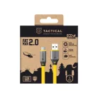USB-A/USB-C 1m Sárga Tactical Fat Man 2.0 Kábel