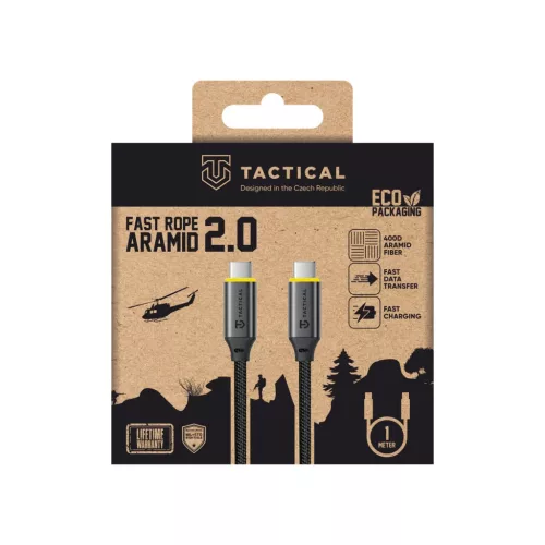 USB-C/USB-C 1m Tactical Fast Rope Aramid 2.0 Kábel