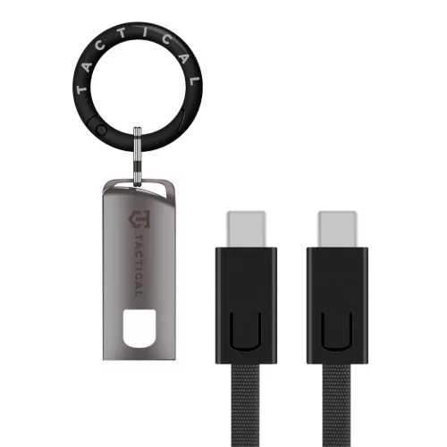USB-C/USB-C Fekete Tactical OODA Loop kábel