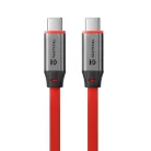 USB-C/USB-C 1m Piros Tactical Fat Man 2.0 Kábel