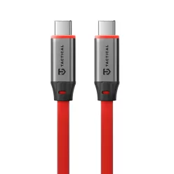 USB-C/USB-C 1m Piros Tactical Fat Man 2.0 Kábel
