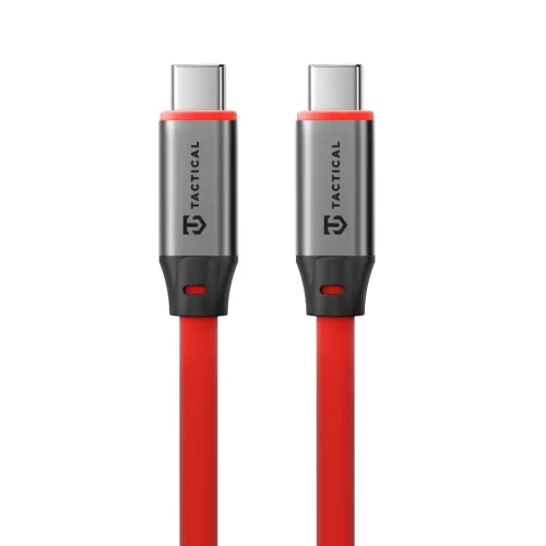 USB-C/USB-C 1m Piros Tactical Fat Man 2.0 Kábel