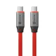 USB-C/USB-C 1m Piros Tactical Fat Man 2.0 Kábel