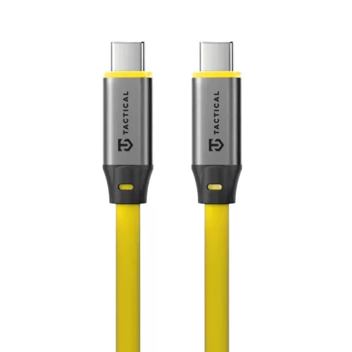 USB-C/USB-C 1m Sárga Tactical Fat Man 2.0 Kábel