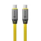 USB-C/USB-C 1m Sárga Tactical Fat Man 2.0 Kábel