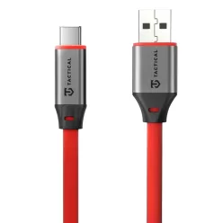 USB-A/USB-C 1m Piros Tactical Fat Man 2.0 Kábel