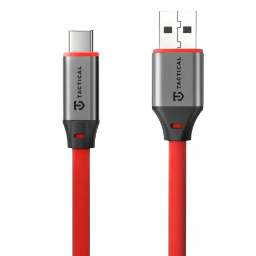 USB-A/USB-C 1m Piros Tactical Fat Man 2.0 Kábel