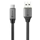 USB-A/USB-C 1m Szürke Tactical Fat Man 2.0 Kábel