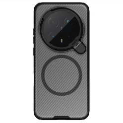   Nillkin CamShield Prop Magnetic tok Honor Magic8 Pro-hoz Átlátszó Fekete tok