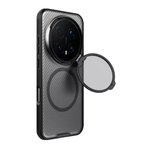 Nillkin CamShield Prop Magnetic tok Honor Magic8 Pro-hoz Átlátszó Fekete tok