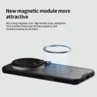 Nillkin CamShield Prop Magnetic tok Honor Magic8 Pro-hoz Átlátszó Fekete tok