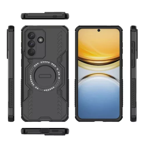 Samsung Galaxy A57 5G Techsuit ArmorMag tok - Fekete