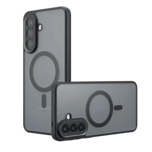 Samsung Galaxy A57 5G - Techsuit PureFrost MagSafe - Fagyos Fekete tok