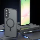 Samsung Galaxy A57 5G - Techsuit PureFrost MagSafe - Fagyos Fekete tok
