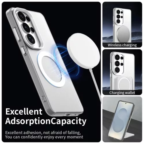 Samsung Galaxy S26 Ultra White Techsuit CandyCase MagSafe tok