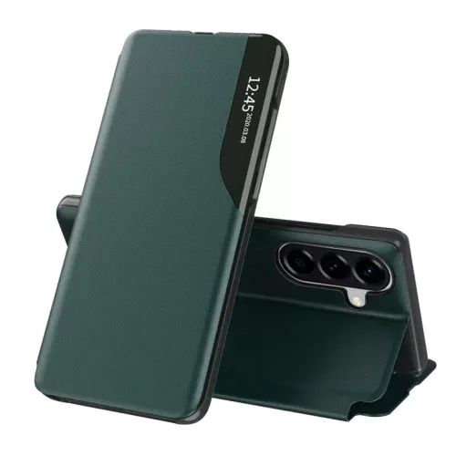 Samsung Galaxy A57 5G Techsuit eFold Series - Sötétzöld tok
