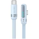 USAMS US-SJ653 USB-C / USB-C kábel kék