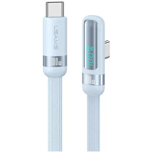 USAMS US-SJ653 USB-C / USB-C kábel kék