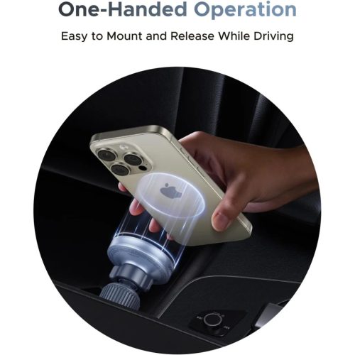 UGREEN W758 vezeték nélküli autós töltő, 25W, 1.67A, kék