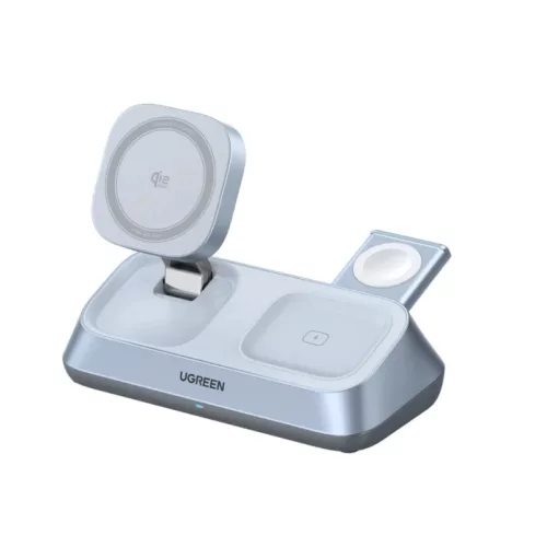 UGREEN W711 3in1 vezeték nélküli töltőállomás, 25W, 1.67A, kék