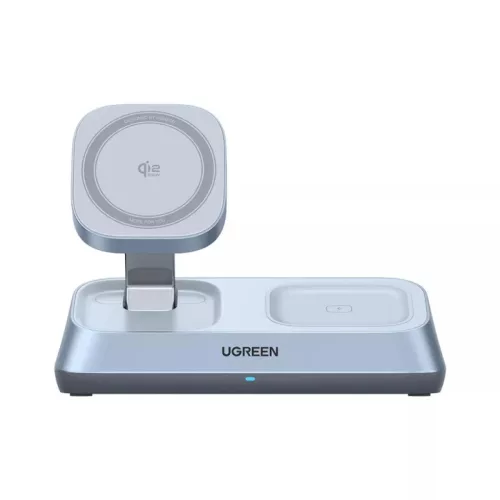 UGREEN W711 3in1 vezeték nélküli töltőállomás, 25W, 1.67A, kék