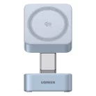 UGREEN W752 2in1 vezeték nélküli töltő állomás, 35W, 3A, 1 x USB-C, kék