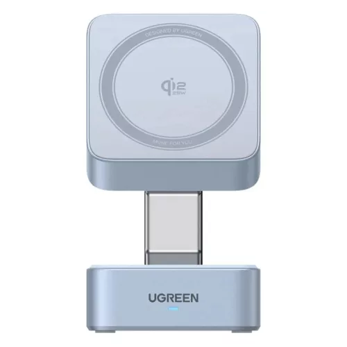 UGREEN W752 2in1 vezeték nélküli töltő állomás, 35W, 3A, 1 x USB-C, kék