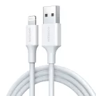 USB-A - Lightning Kábel UGREEN US155 (20730), 18W, 2.4A, 2m, Fehér