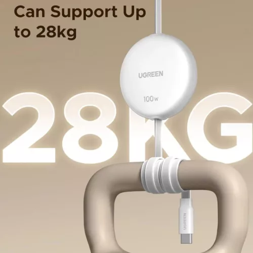 USB-C - USB-C kábel UGREEN L531, 100W, 5A, 1m, Fehér