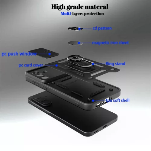 Samsung Galaxy A57 5G - Techsuit CamShield Series - Kék tok