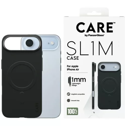 iPhone Air CARE by PanzerGlass SL1M MagSafe fekete tok