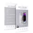 Teljes ragasztós privacy üvegfólia Easy-Stick Box iPhone 17 Air fekete üvegfólia