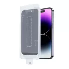 Teljes ragasztós privacy üvegfólia Easy-Stick Box iPhone 17 Air fekete üvegfólia