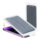 Edzett üveg teljes ragasztású adatvédelmi üvegfólia Easy-Stick doboz IPHONE 17 PRO FEKETE üvegfólia