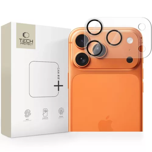 iPhone 17 Pro Max Tech-Protect Camfull Fit+ üvegfólia Prémium, matt átlátszó