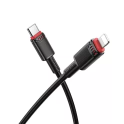   Borofone Kábel BX110 Beneficio - USB Lightning 2,4A 1 méter fekete
