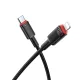 Borofone Kábel BX110 Beneficio - USB Lightning 2,4A 1 méter fekete