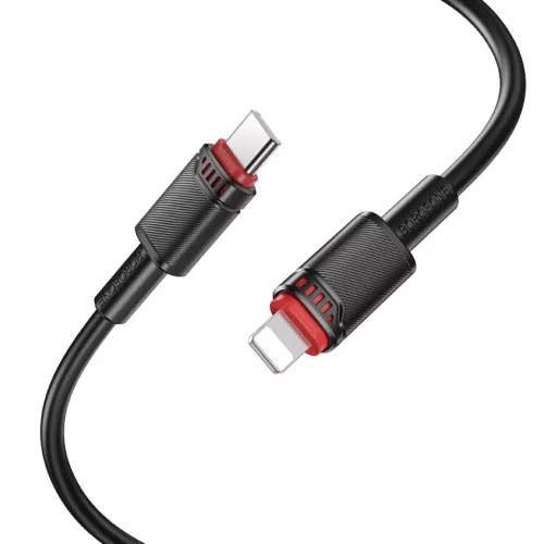 Borofone Kábel BX110 Beneficio - USB Lightning 2,4A 1 méter fekete