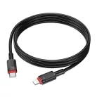 Borofone Kábel BX110 Beneficio - USB Lightning 2,4A 1 méter fekete