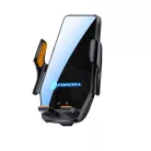 Forcell F-Grip HS6 15W fekete szélvédőre / szellőzőrácsra autós telefontartó