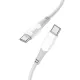 Hoco 60W 3A 1 m X70 fehér USB C - USB C kábel