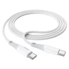 Hoco 60W 3A 1 m X70 fehér USB C - USB C kábel