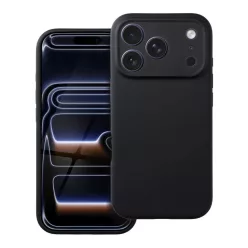   iPhone 17 AIR Forcell F-Protect Prémium gumi tok kompatibilis MagSafe-fel fekete tok