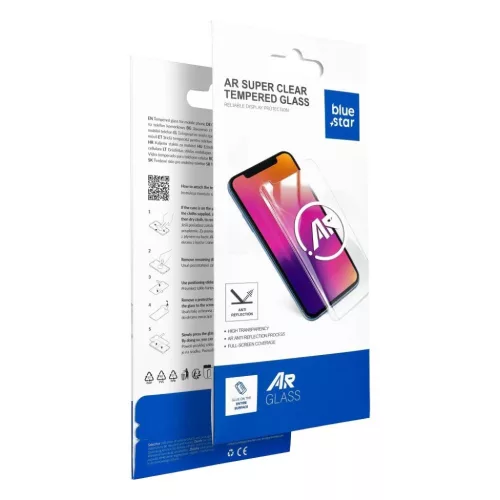 iPhone 17 Pro Max üvegfólia Blue Star 5D AR fekete