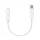 iPhone 7 és iPhone 7 Plus Adapter AUX Lightning (male) Jack 3,5 mm (female) fehér