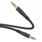 Hoco 1 m UPA24 fekete 3,5 mm-es Jack Jack kábel