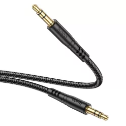 Hoco 1 m UPA24 fekete 3,5 mm-es Jack Jack kábel